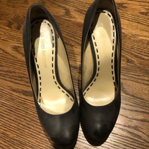 Enzo black heels